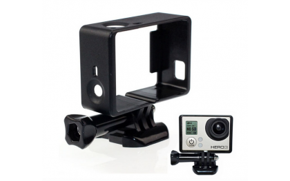 Premium Frame Mount voor GoPro Hero 3/3+/4 / Randen bescherming en bevestiging houder incl Buckle