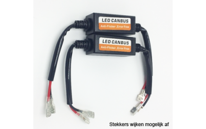 Anti-flikker module H7 voor LED koplampen / Voorkomt foutmeldingen Canbus / Set van 2