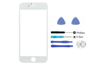 Apple iPhone 6 (klein model) 4.7 inch wit glas met reparatie-set