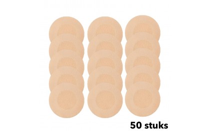 Tepelbedekking Plakkers stickers covers tepels / 50 stuks in huidskleur / HaverCo