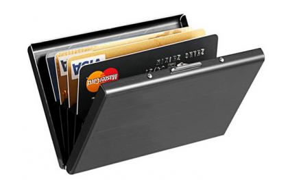 Metalen RFID proof betaalpas houder doosje / Creditcards Pinpassen / Roestvast staal RVS / HaverCo