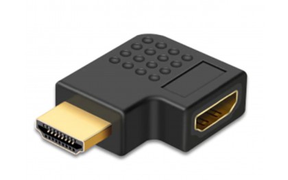 Hoek 'links' connector HDMI 90 graden female-male / HaverCo