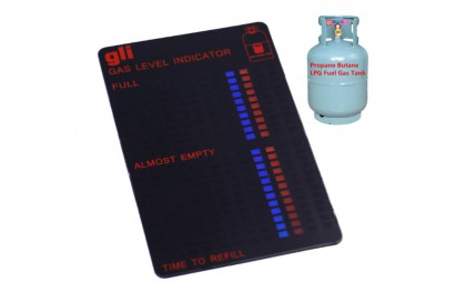 Gasmeter sticker voor gasflessen niveau / Propaan Butaan LPG / HaverCo