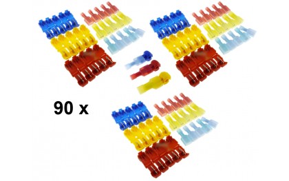 Scotch lock 90 stuks 10A (rood) 15A (blauw) 24A (geel) Connectors / HaverCo
