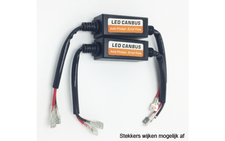 Anti-flikker module 9006 voor LED koplampen / Voorkomt foutmeldingen Canbus / Set van 2