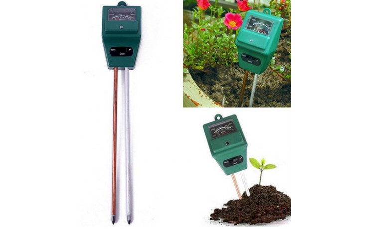 Bodemvochtigheid PH en Lichtmeter 3-in-1 / Meet de bodemkwaliteit voor bloemen en planten / Vochtmeter