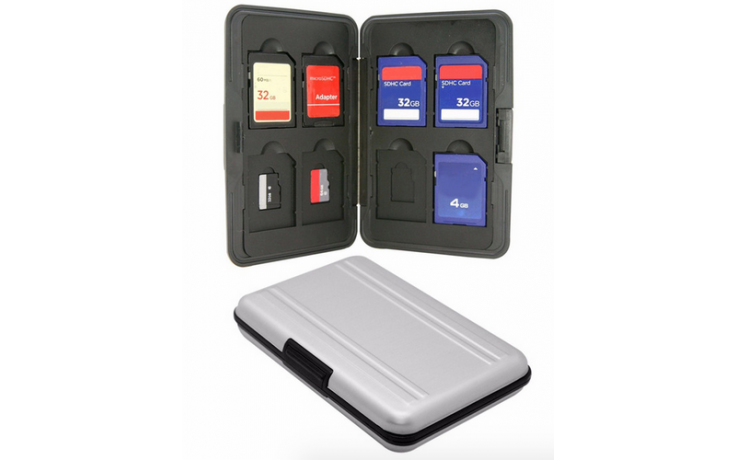 Micro SD Memorycard SDXC houder doosje voor 16 stuks / HaverCo / SD SDHC SDXC Micro SD card