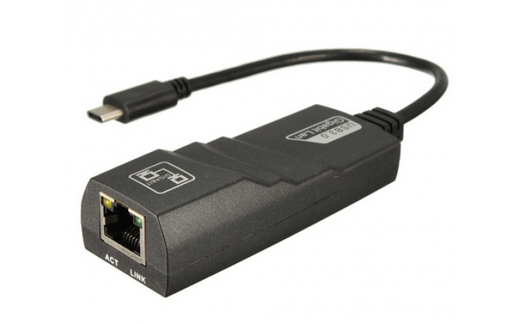 USB Type C 3.1 naar RJ45 Ethernet aansluiting 100/1000Mbps Gigabit LAN Adapter / HaverCo