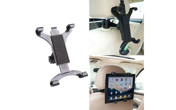 Tablet houder voor in de auto iPad klem aan hoofdsteun voor 7 tot 10 inch / HaverCo