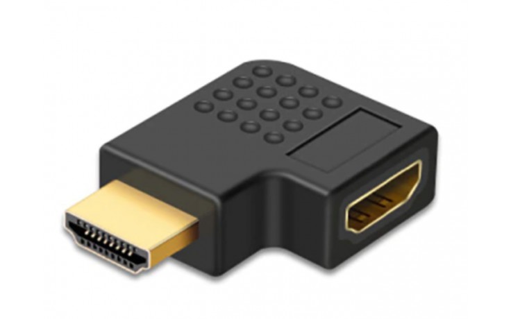 Hoek 'links' connector HDMI 90 graden female-male / HaverCo