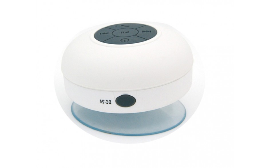 Waterbestendige HaverCo Douche/Bad Mp3 Speaker / Bluetooth Waterproof / Wit