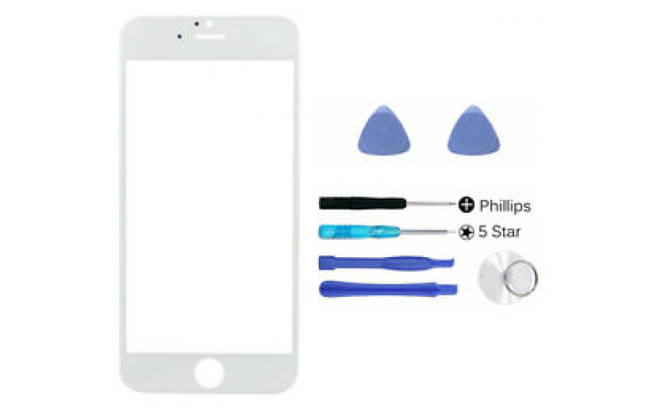 Apple iPhone 6 (klein model) 4.7 inch wit glas met reparatie-set