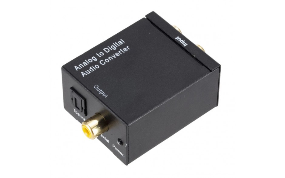 Analoog Audio L/R Audio naar Optical Coaxiaal Toslink Converter Adapter / HaverCo
