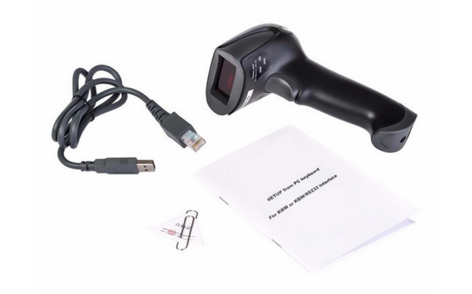 Barcode scanner met USB aansluiting met snoer / Quartz HD-lens