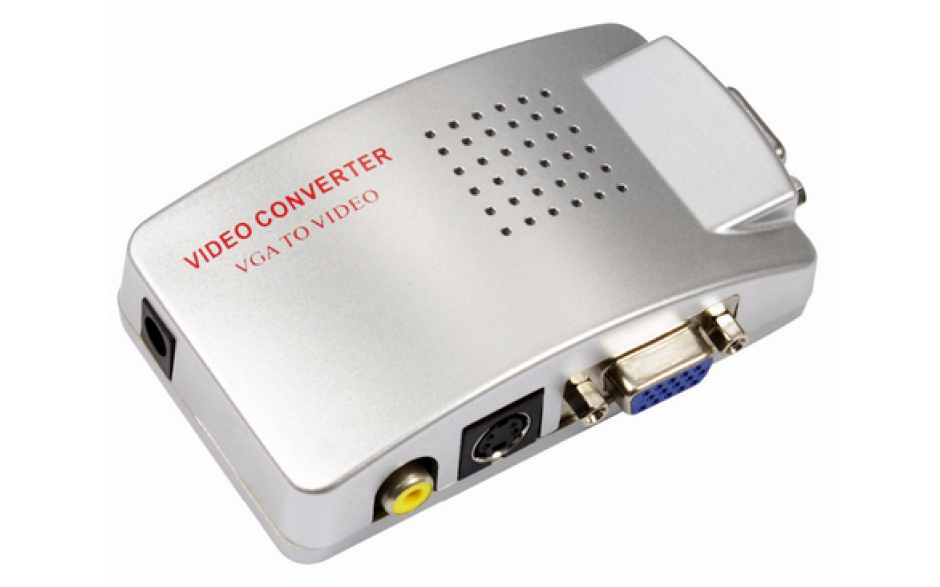 PC naar TV converter / VGA naar AV RCA TV S-video signaal adapter omvormer