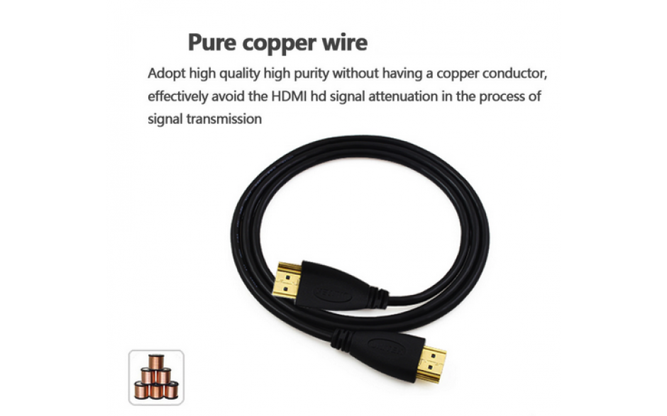 HDMI kabel 5 meter Gold Plated High Speed male-male / 1080P 3D support
