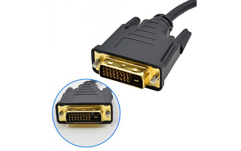 DVI-D 24+1 male naar VGA female adapter / 1080P ondersteuning / HaverCo