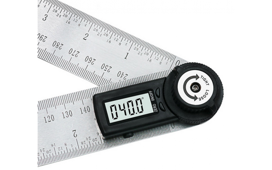 Hoekmeter Gradenmeter 360 graden met 20cm lineaal Digital Protractor Inclinometer Goniometer / HaverCo