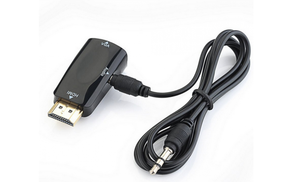 HDMI-in naar VGA-out adapter met audio uitvoer Jack 3.5mm HDMI 1.3 / HaverCo