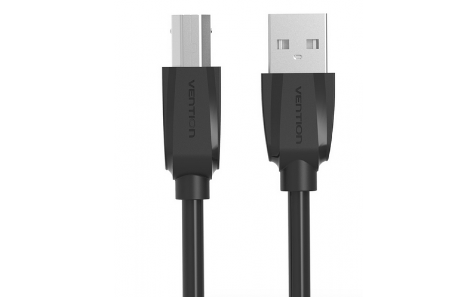 USB naar printer kabel lengte 5 meter (500cm) / Zwart / A To B Male To Male