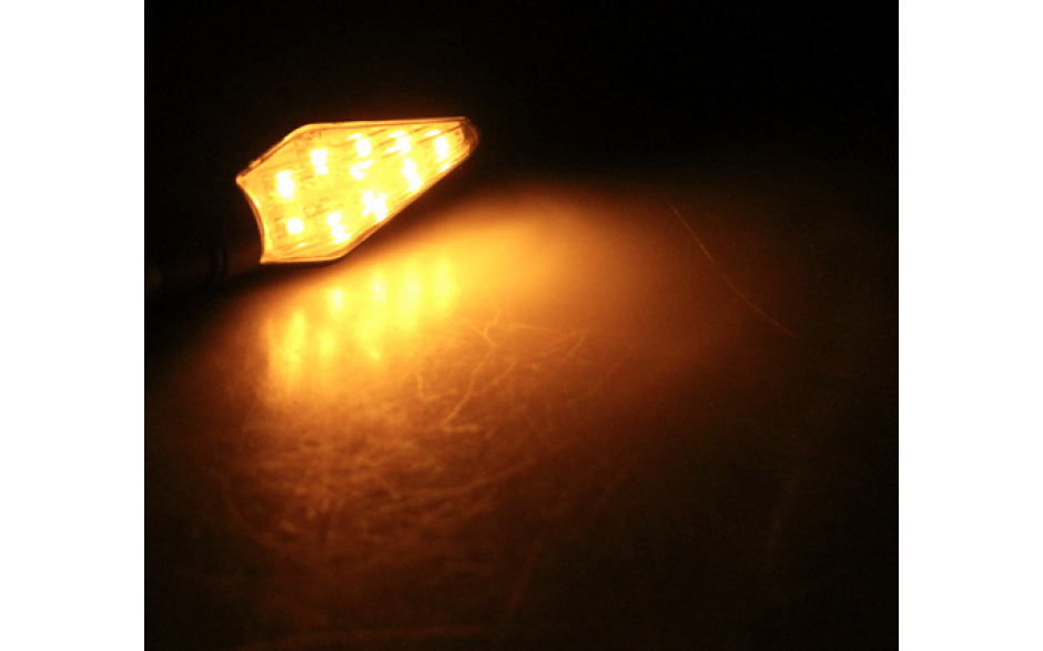 Motorfiets knipperlichten set LED / Set van 2 stuks / Oranje verlichting 12V