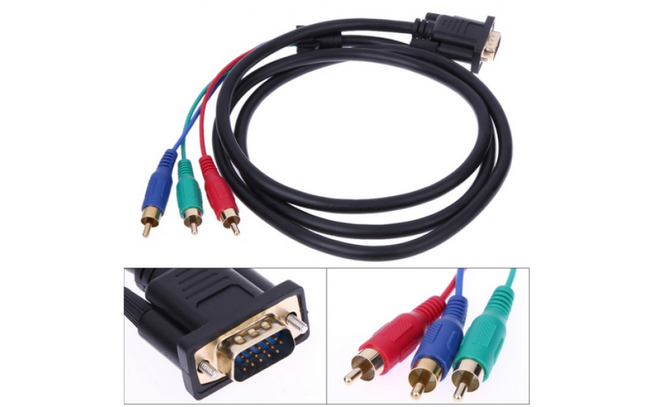 VGA naar RCA adapter kabel 1.5 meter / HaverCo