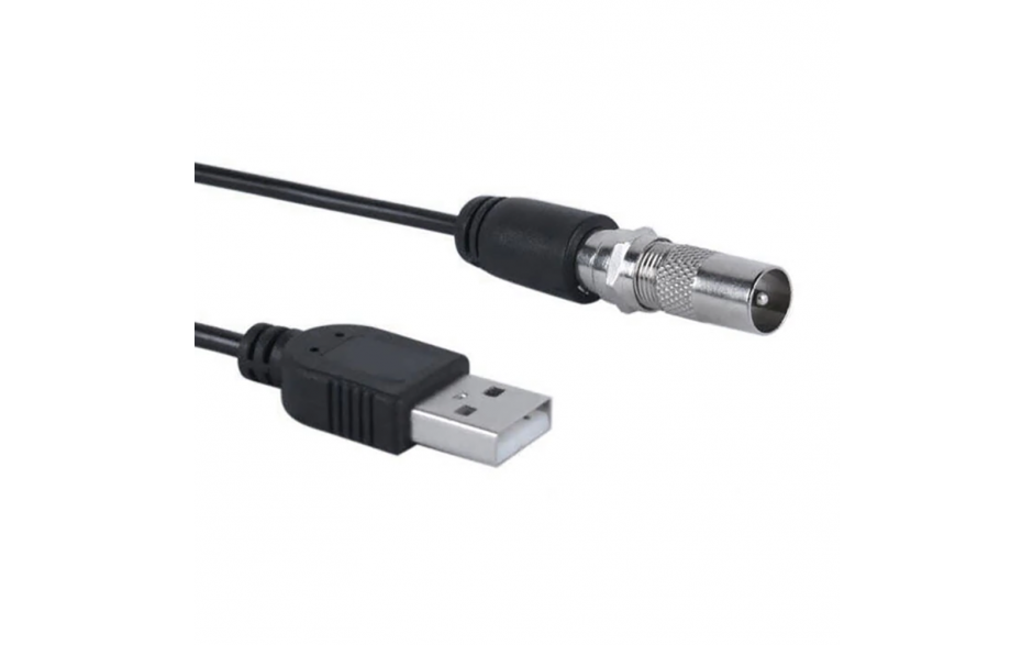 DVB-T2 antenne met COAX aansluiting met ingebouwde versterker op USB-voeding / HaverCo