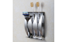 Tandenborstelhouder RVS tandenborstel houder van Roestvaststaal voor 3 borstels / HaverCo