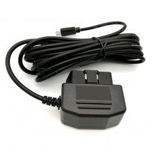 Mini USB dashcam voeding via OBD 12V naar 5V / 350cm snoer / HaverCo