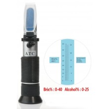 Refractometer Alcohol Alcoholometer meter 0~25% ATC concentratiemeter / HaverCo