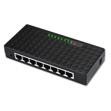 8-poorts Ethernet Gigabit Ethernet Network Switch 10/100/1000Mbps / 220V voeding / HaverCo