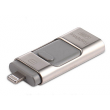 USB FLASH Drive voor iPhone 6 6+5 5S iPad / HD memory stick / Otg Micro / 16GB zilver