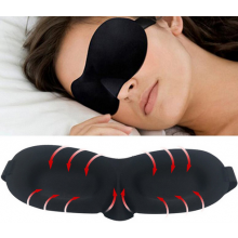 Gezichtsmasker warmte masker slaapmasker rustmasker Zwart / HaverCo 