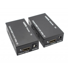 HDMI over netwerk extender 1080P max 60 meter / HDMI en RJ45 CAT5e/6 / 1x sender + 1x receiver / 220V adapter