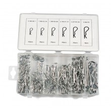 R pin clips assortiment R-clips 150 stuks 6 maten / Cotter pins Split Clips / HaverCo